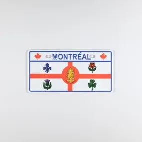 Montreal Flag License Plate Magnet