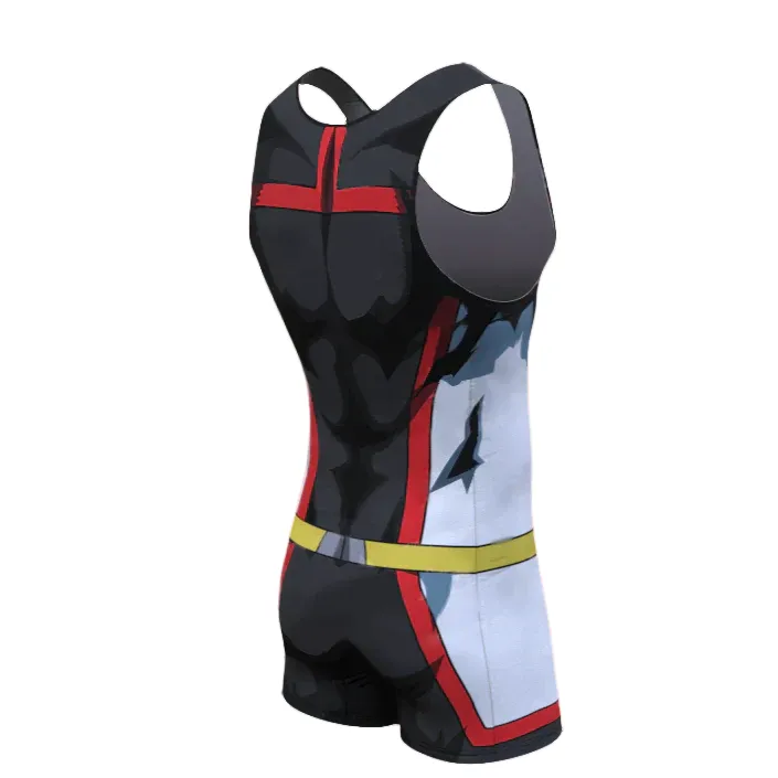 My Hero Academia 'Young All Might | Grey' Men's Powerlifting Singlet