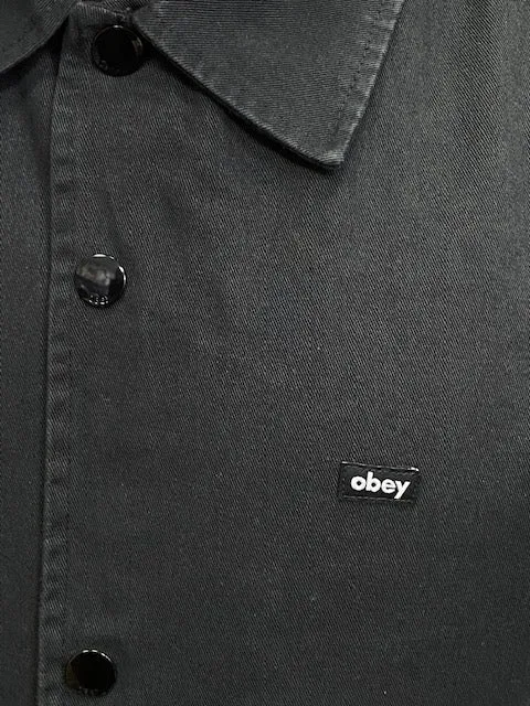 Obey men's light jacket Saucer 121800503 black