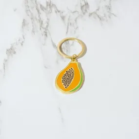 Papaya Keychain