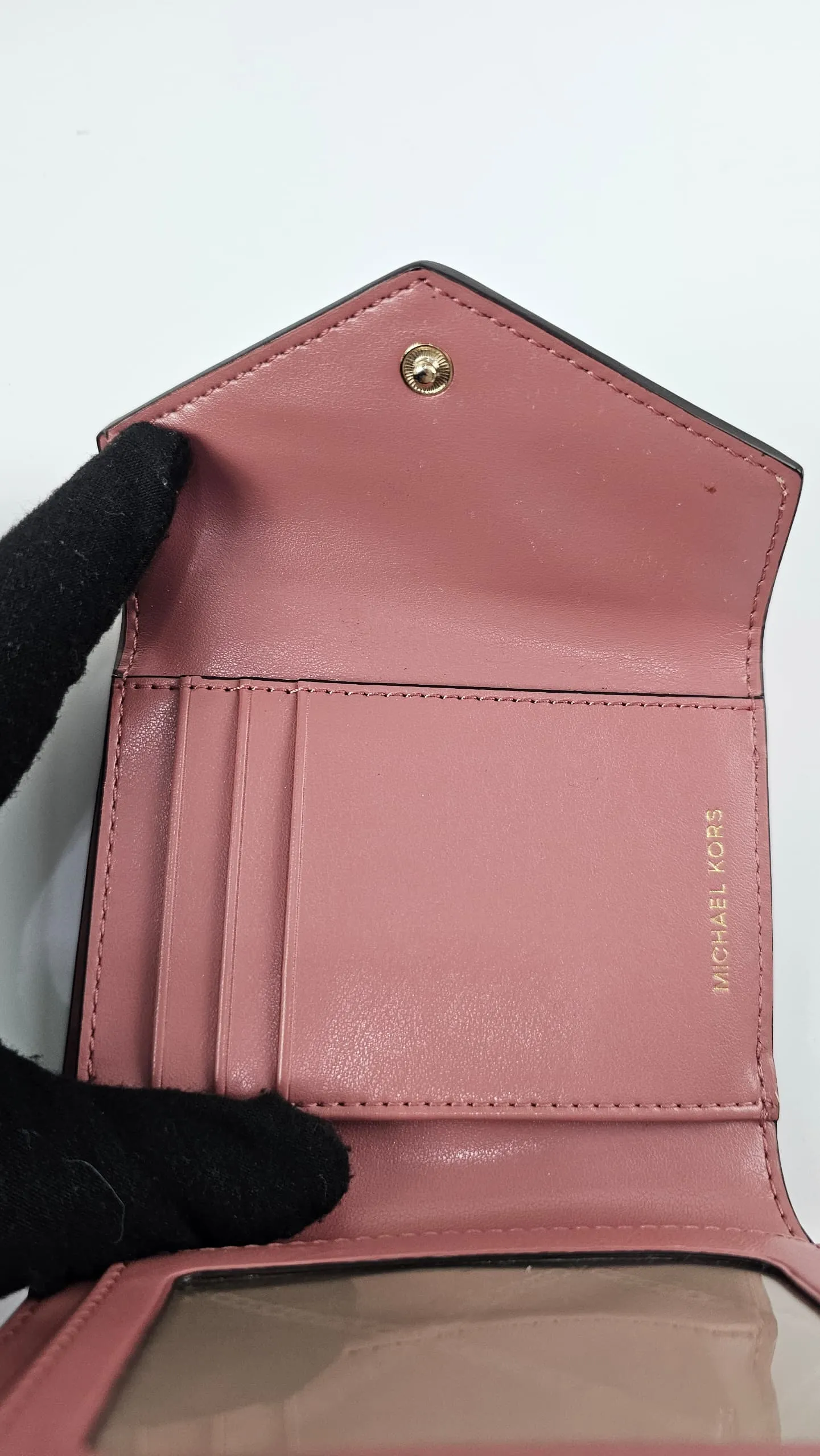 Pink Leather Wallet