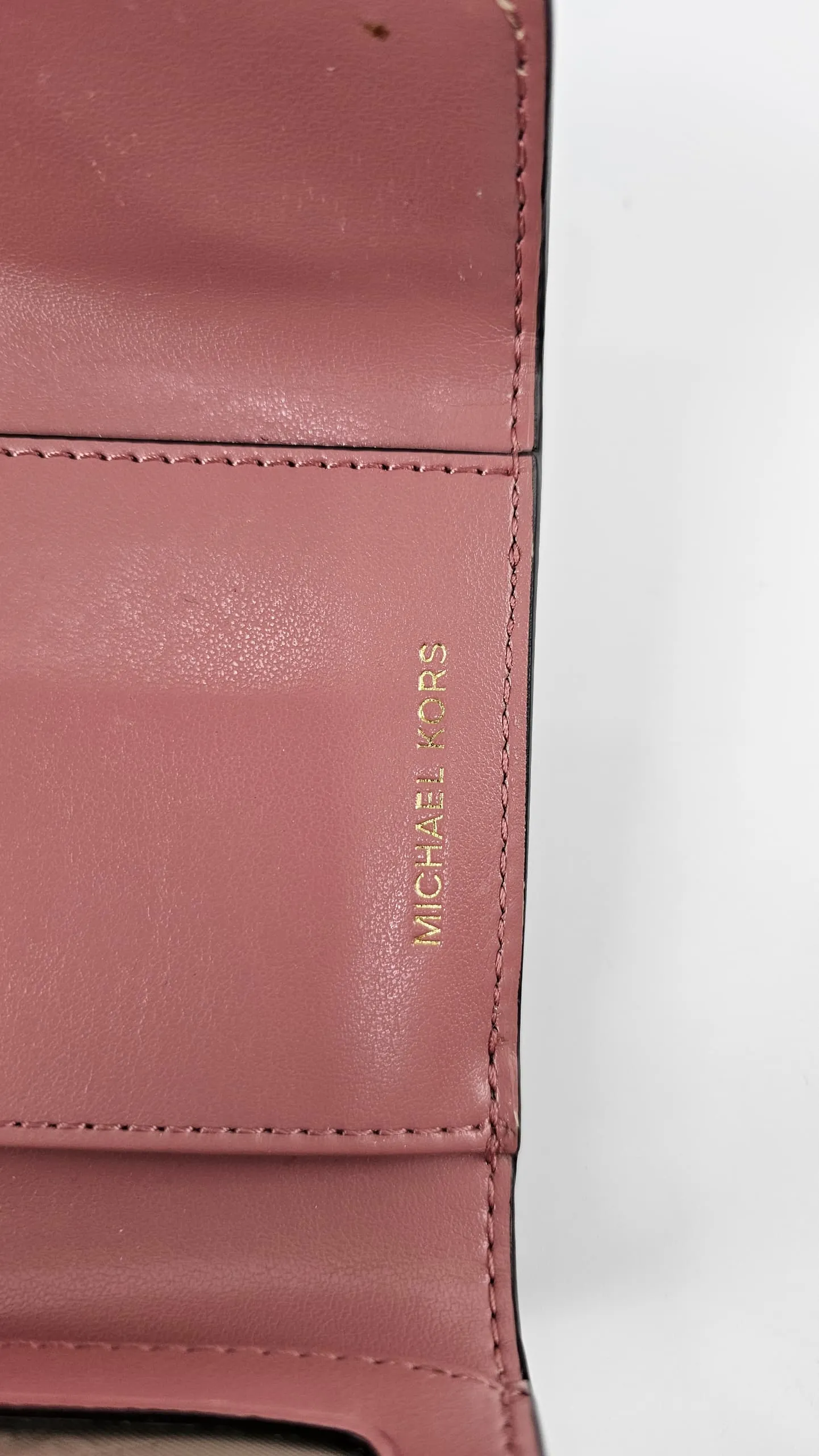 Pink Leather Wallet