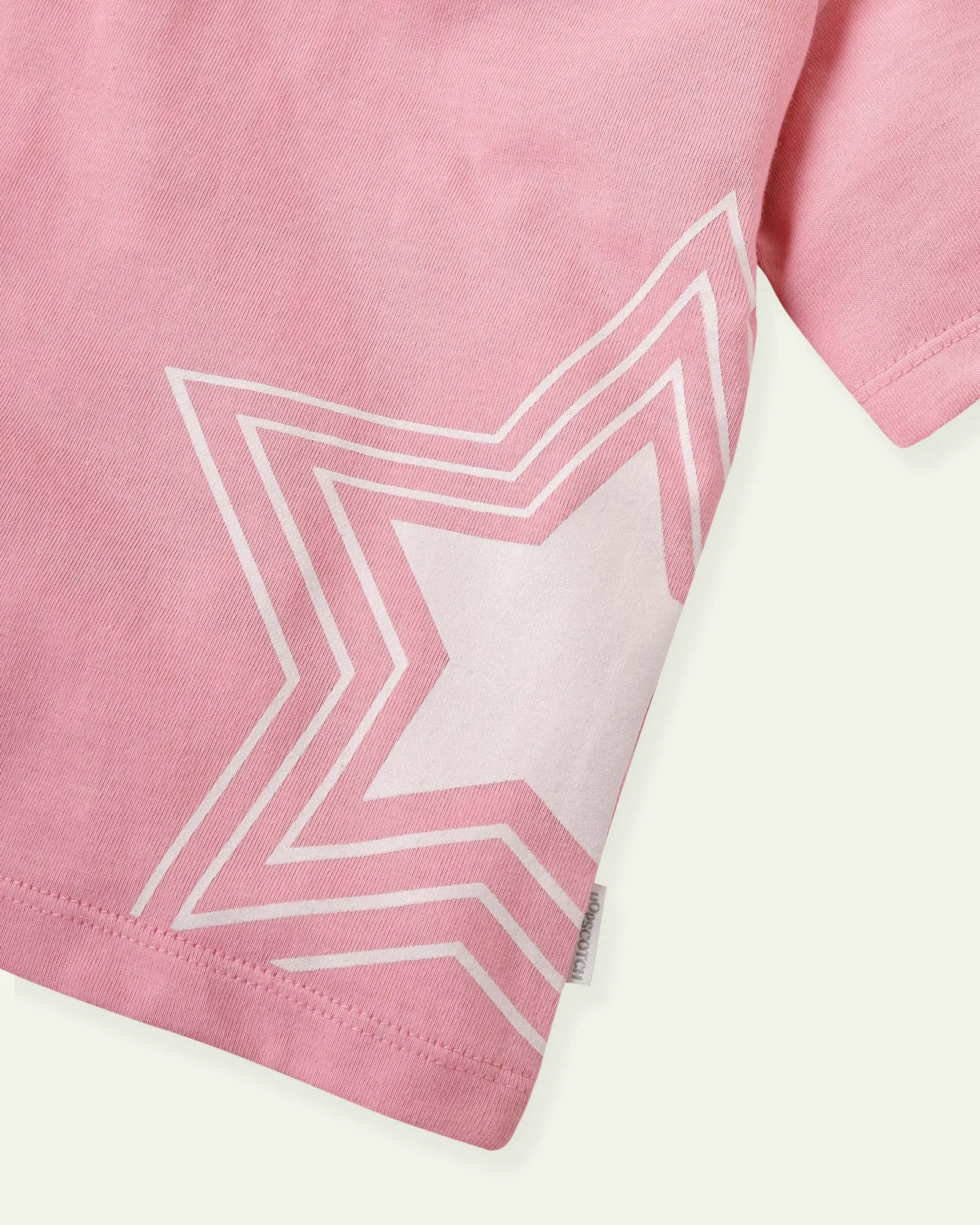 Pink Star Crop T-Shirt