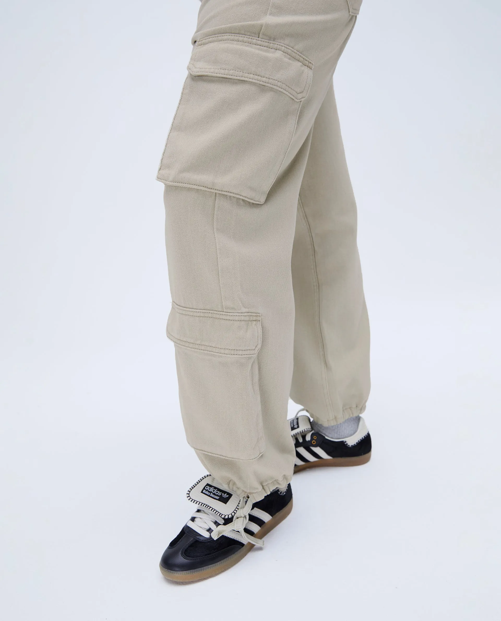 Pocket Detail Cargo Pant - Stone