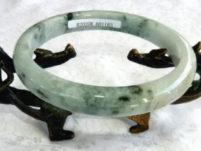 Power and Compassion Burmese Jadeite Bangle Bracelet Large/Men's Size 74 mm   Certificate (R1183)