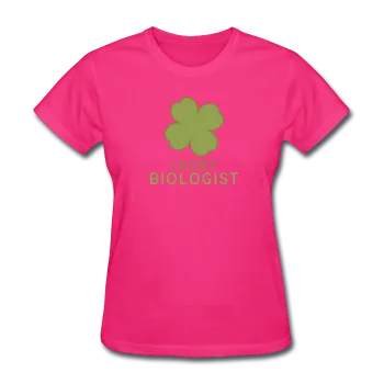 "Lucky Biologist" - Women's T-Shirt