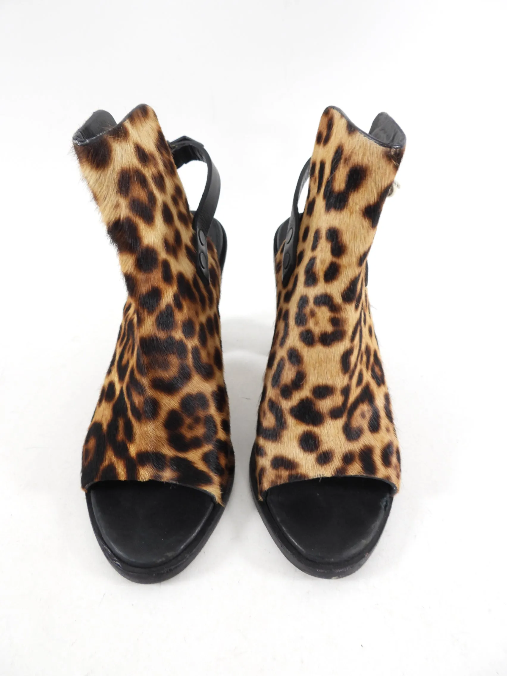 Rag & Bone Leopard Calf Block Heel Shoes - 37