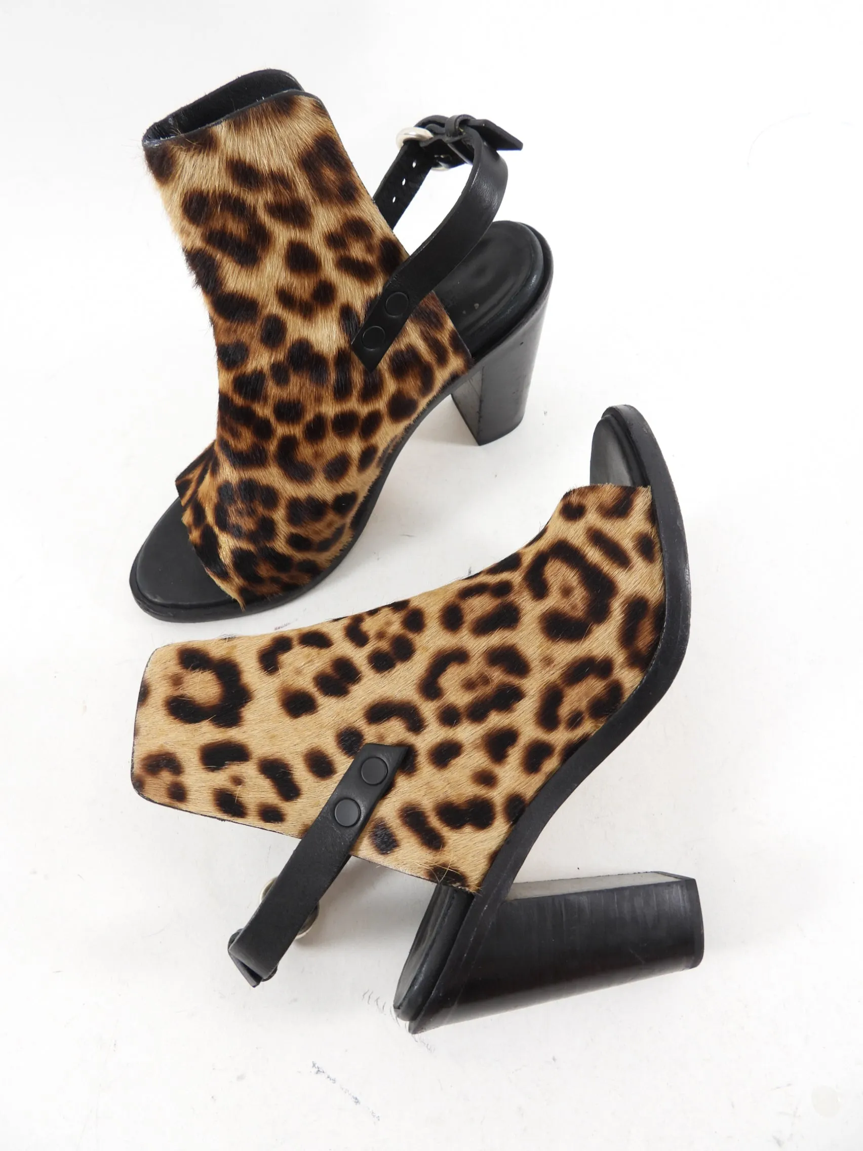 Rag & Bone Leopard Calf Block Heel Shoes - 37