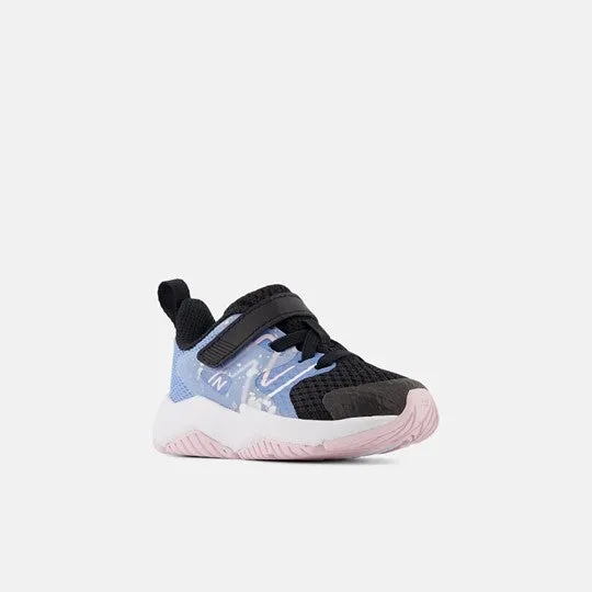 Rave Run v2 Kid's Athletic Trainer - Black/Blue Laguna/Light Raspberry