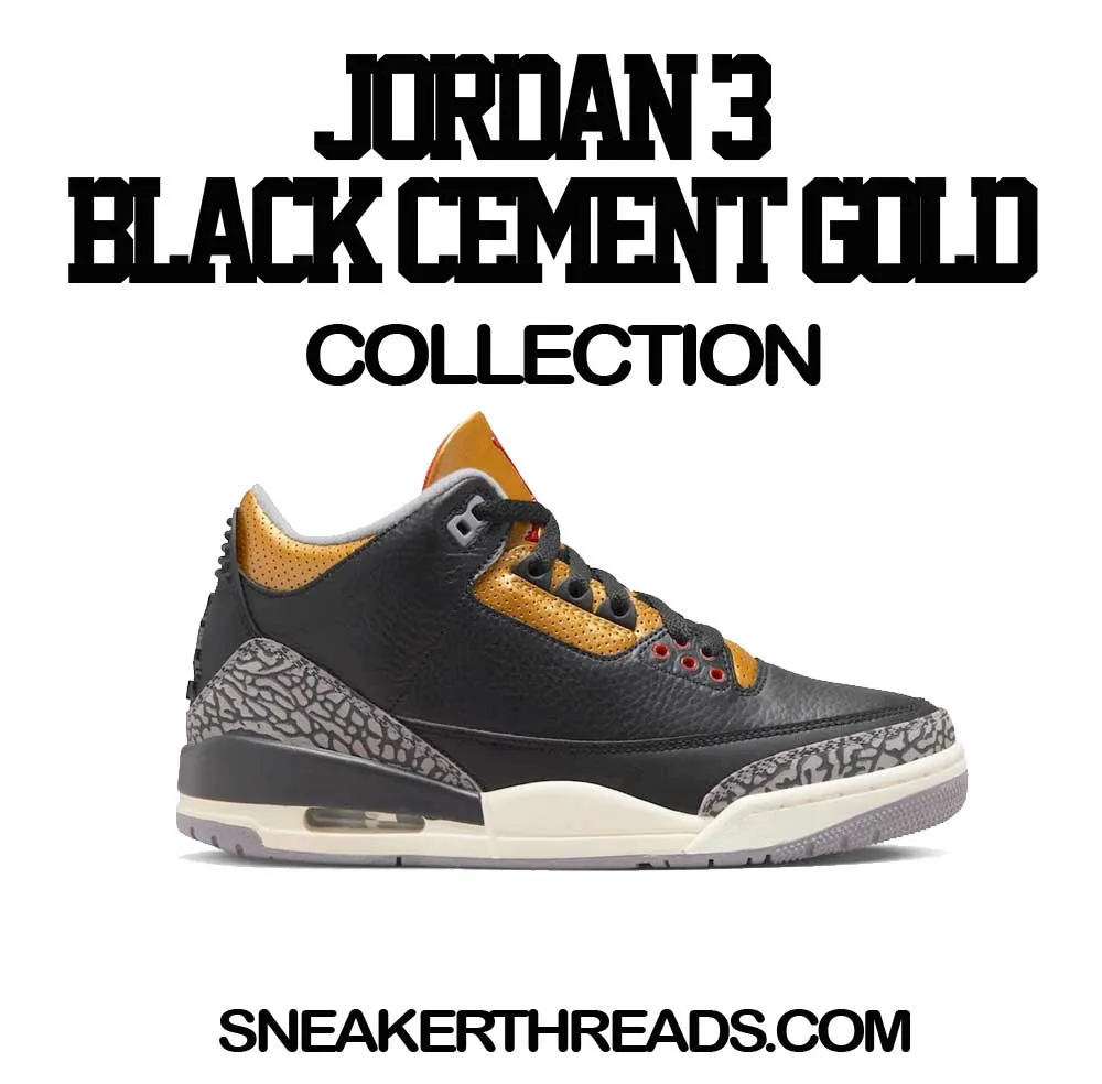 Retro 3 Cement Gold No New Firends Shirt