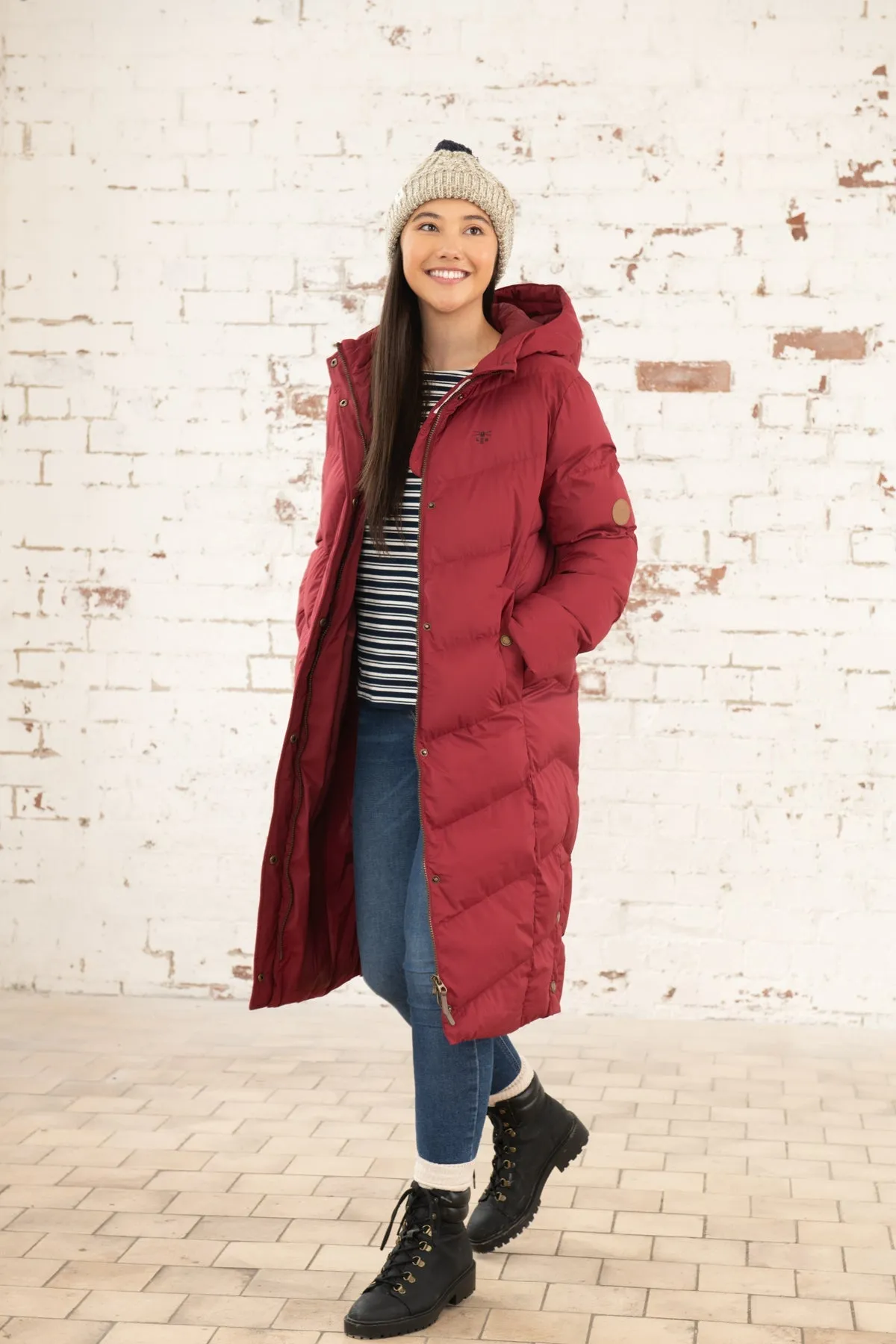 Savannah Coat - Maroon