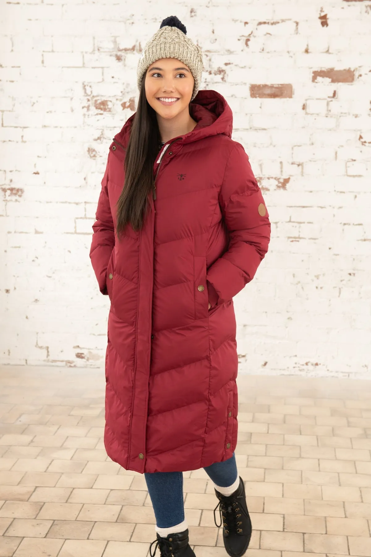 Savannah Coat - Maroon