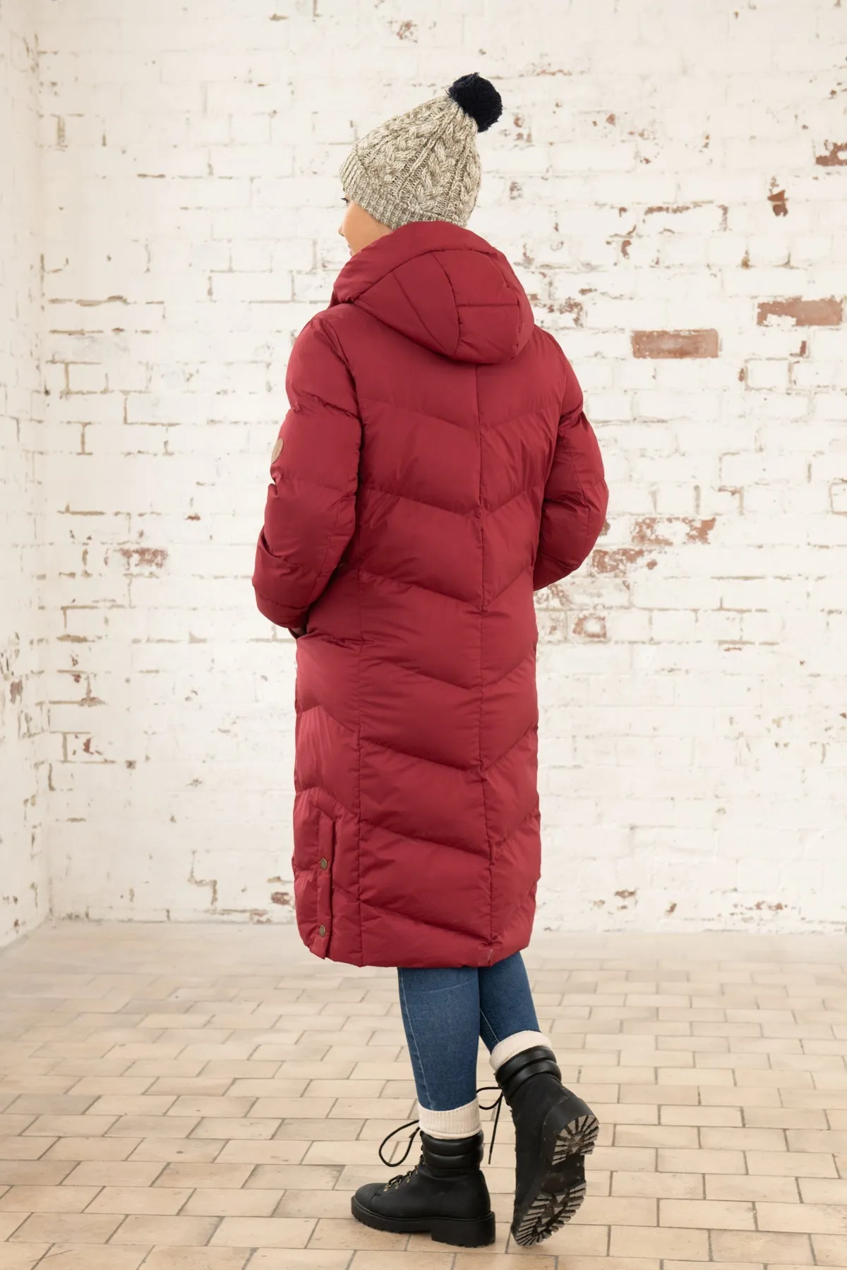 Savannah Coat - Maroon