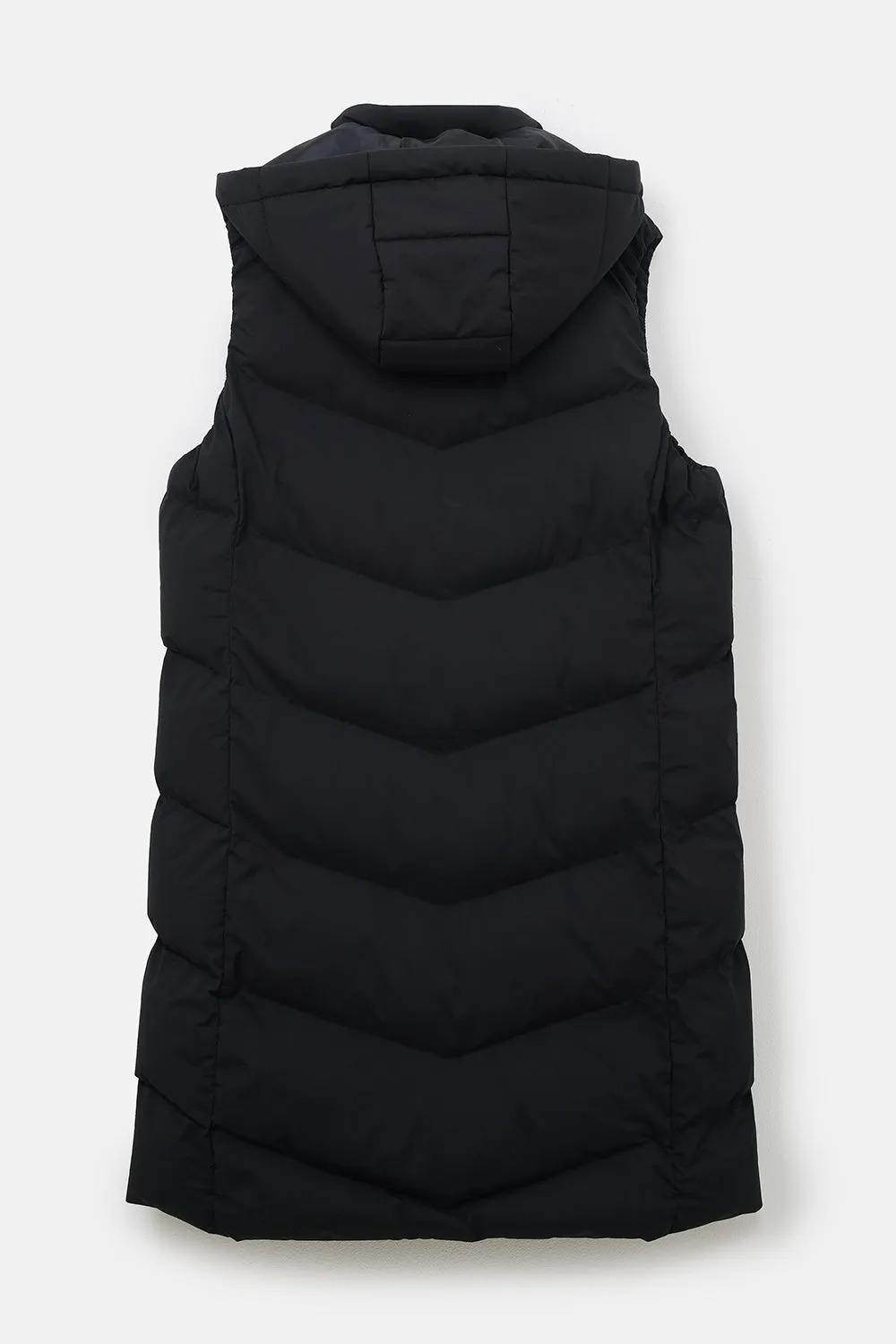 Savannah Long Gilet - Black