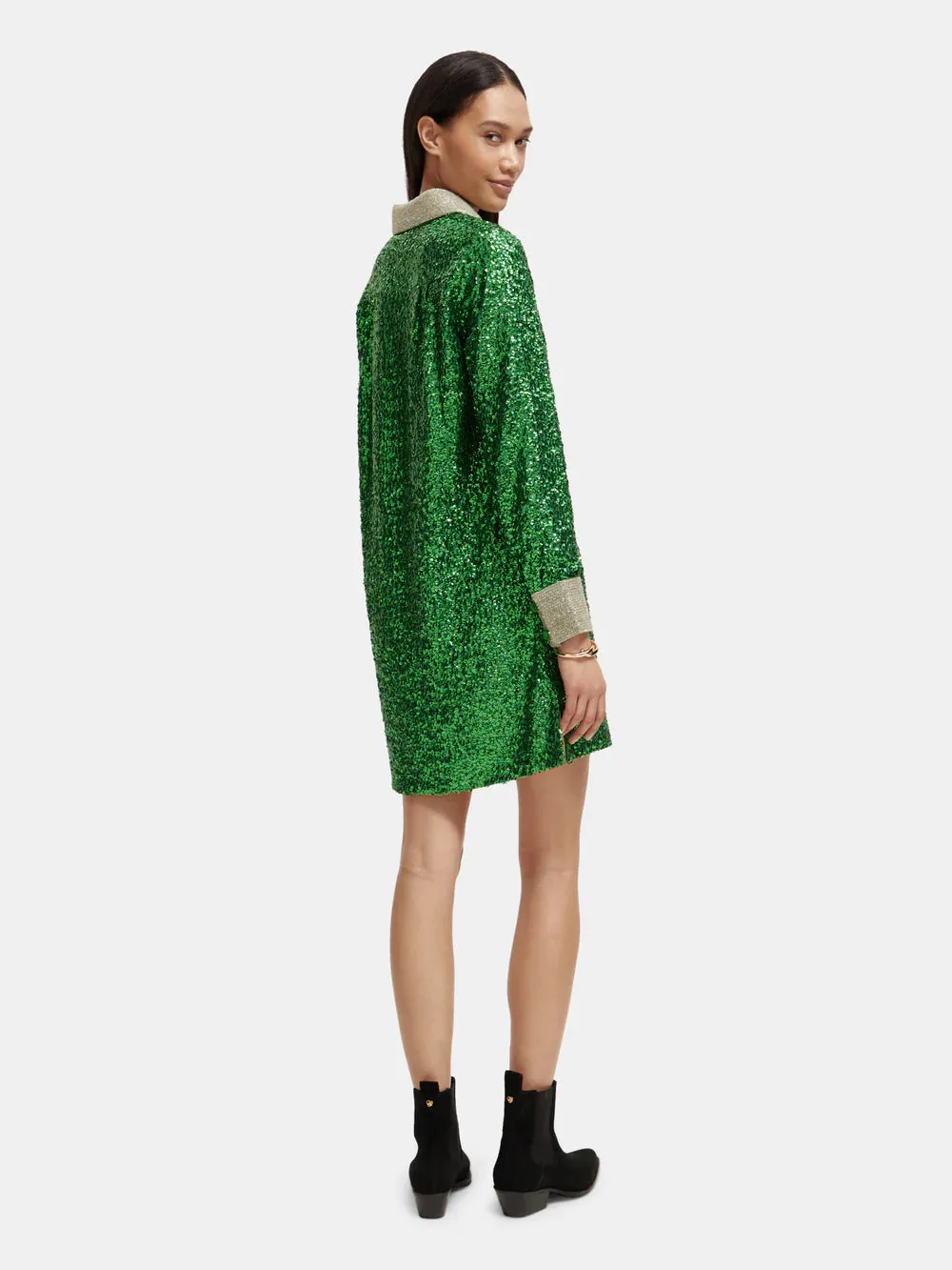 Scotch & Soda Sequin Mini Dress