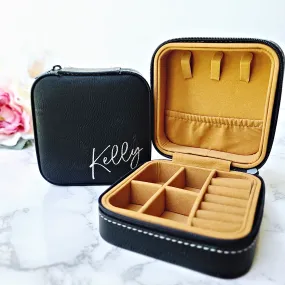 Script Name Travel Jewelry Box