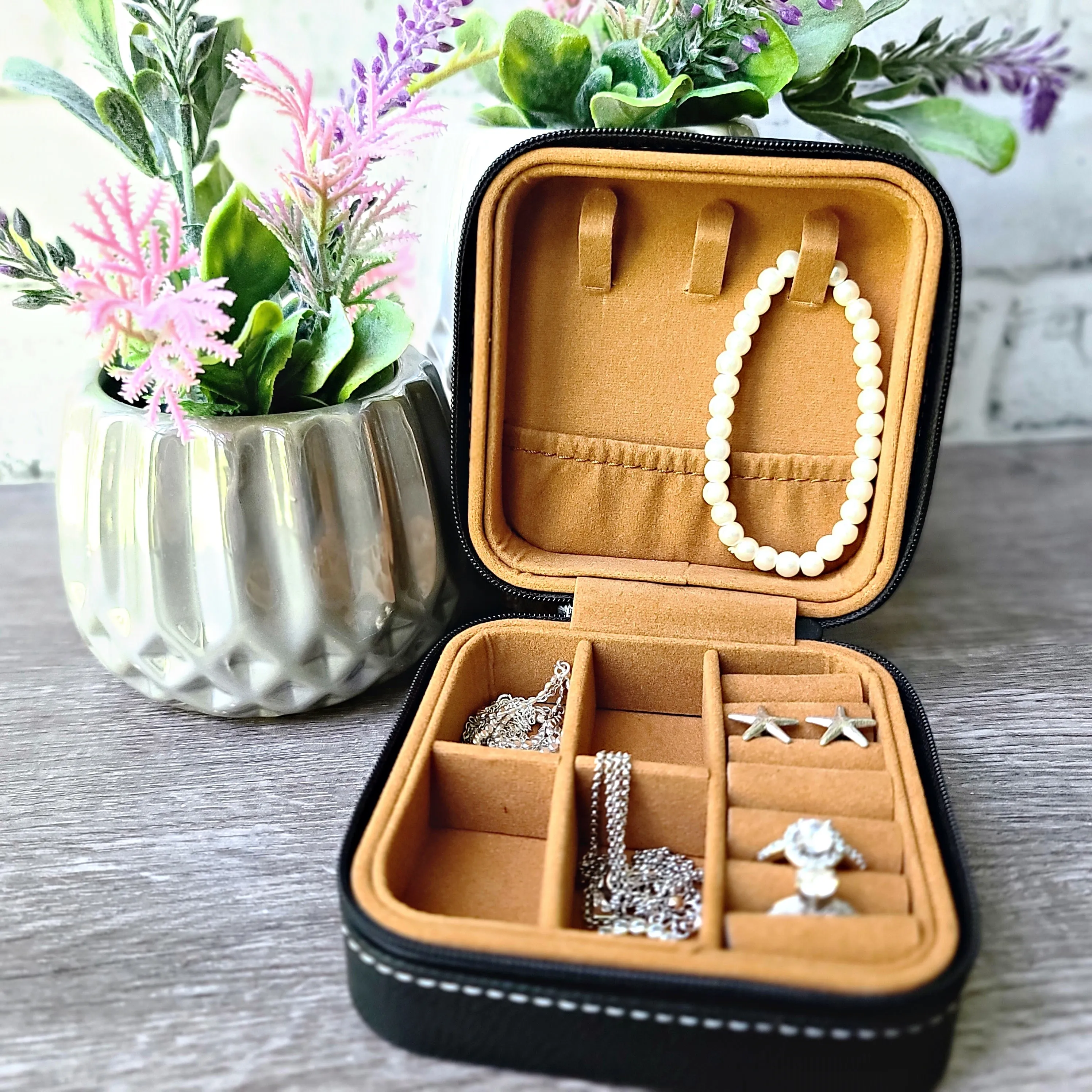 Script Name Travel Jewelry Box