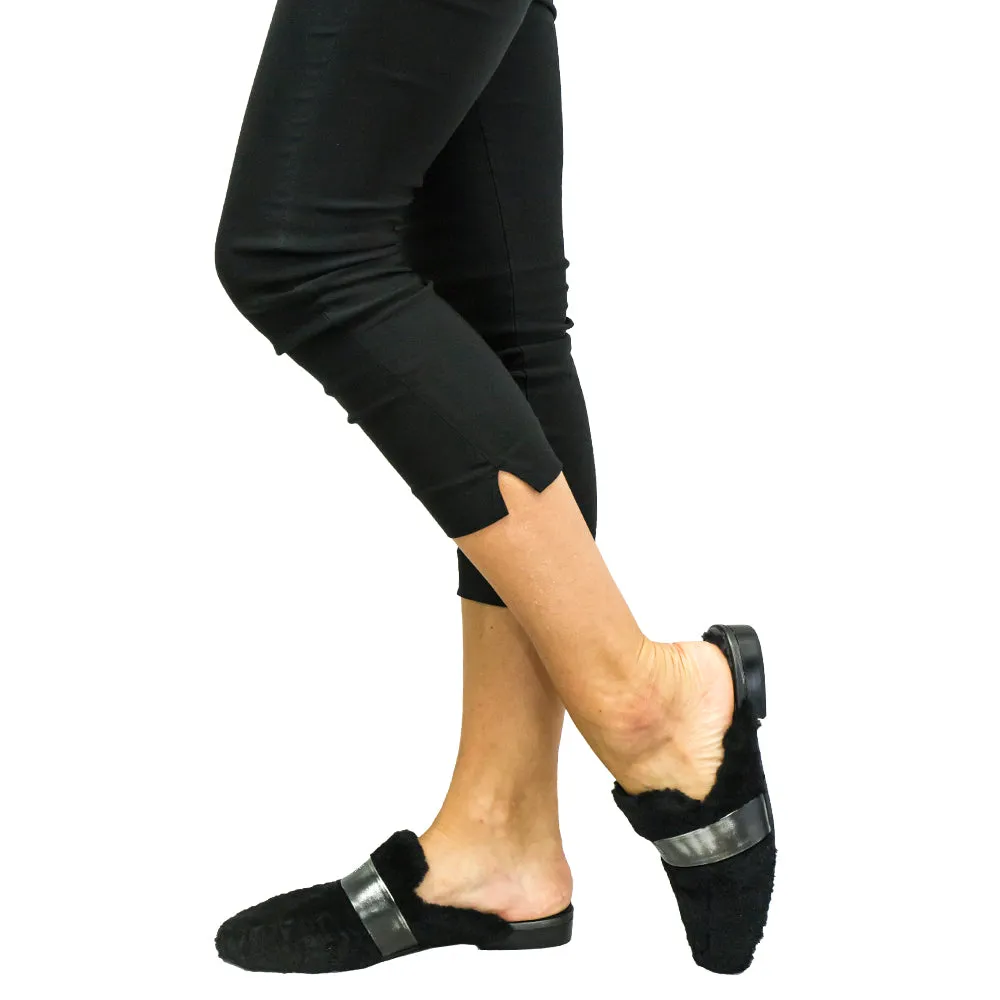 Slipper Montone Black