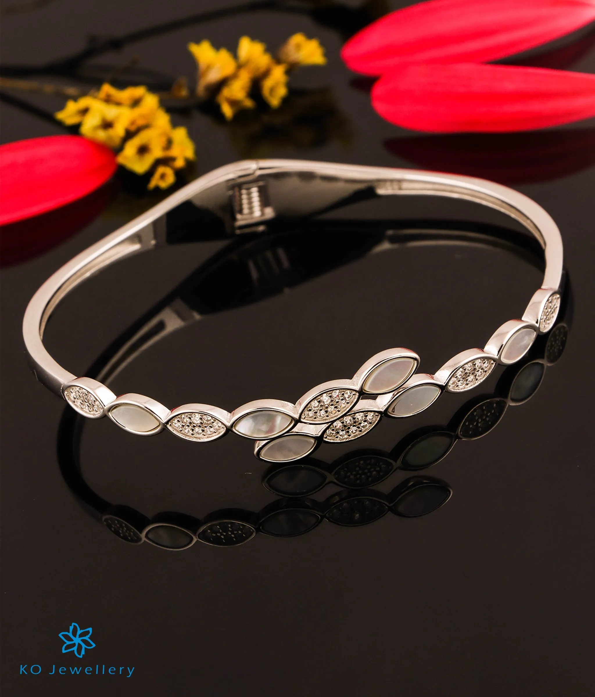 The Dewdrops Silver Bracelet