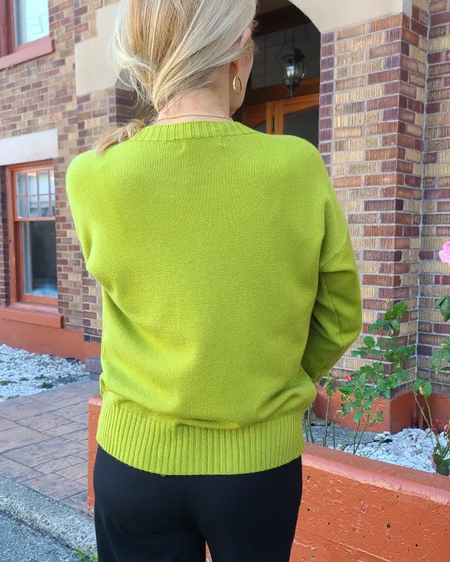 W23700 Pistacio Pocket Knit