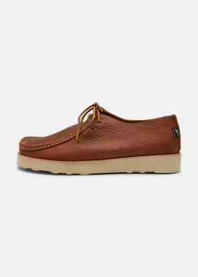 Willard II Leather Shoe On EVA - Chestnut Brown