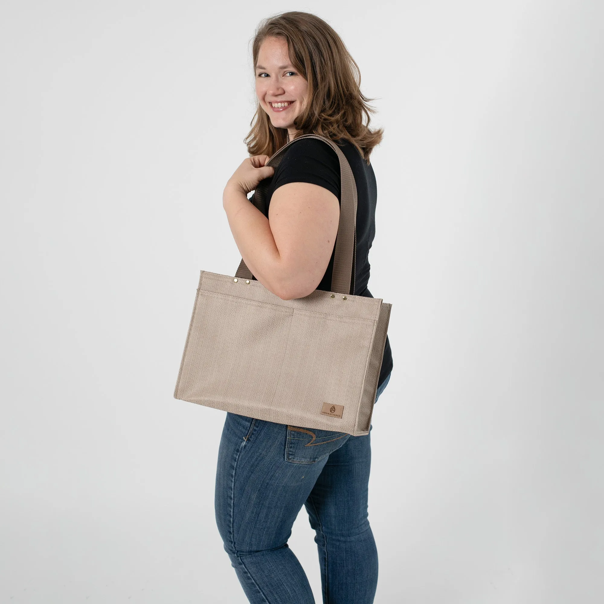 Zip Shopper Tote  (choice of color)